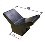 SUPPORTO PER CARRELLI 165X73MM