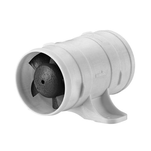 ELETTROASPIRATORE 12V IN LINEA Ø75 130X132MM