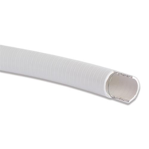 TUBO PER SCARICO SANITARI PVC SPIRALATO BIANCO INTERNO DIAM. 38MM