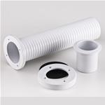 SCARICO A MARE TELESCOPICO BIANCO  DIAM.40X65/215MM