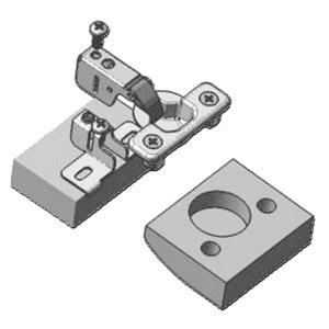 CERNIERA IN ACCIAIO CON MOLLA PER ANTINE INCASSATA