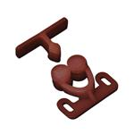 FERMA ANTINE CHIUSURA A DOPPIA ROTELLA MARRONE