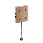 TAVOLETTA P/MOTORE C/TUBO VIT.INOX