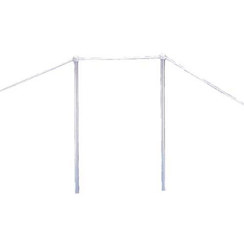 CORRIMANO COMPLETO PER PASSERELLA IN ALLUMINIO ANODIZZATO