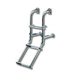 SCALETTA PIEGHEVOLE PER SPECCHIO DI POPPA INOX "TAU" 3 GRADINI