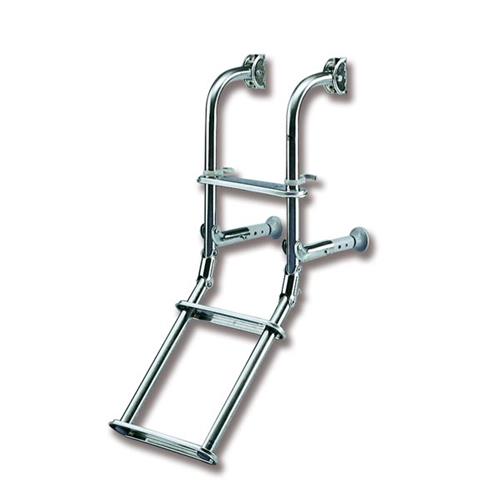 SCALETTA PIEGHEVOLE PER SPECCHIO DI POPPA INOX "TAU" 3 GRADINI