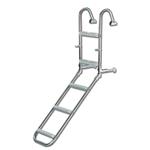 SCALETTA PIEGHEVOLE PER SPECCHIO DI POPPA INOX "CONFORT CON ARCHI" 5 GRADINI