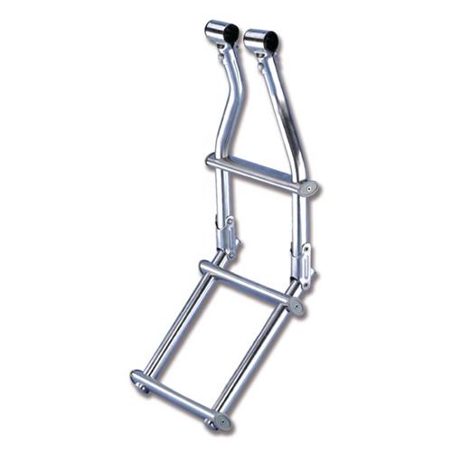 SCALETTA PIEGHEVOLE PER PLANCETTE FILICUDI MINI 3 GRADINI INOX