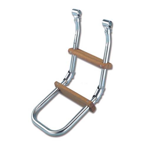 SCALETTA PIEGHEVOLE IN INOX 3 GRADINI DI RICAMBIO PER PLANCETTE 610MM