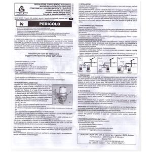 REGOLATORE SCAMBIATORE GAS 30MB 1.5KG A NORMA PER CAMPER