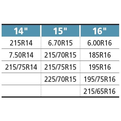 CATENE DA NEVE ANCHE X DUCATO 14/15Q 215/70/15 SAFE ROAD TG1 16MM CUSTODIA CON CERNIERA ROTTA