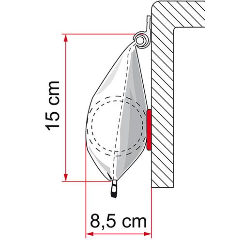 TENDALINO CARAVANSTORE XL 310 ROYAL GREY 07740D01R