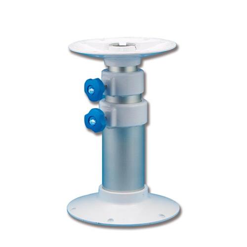 GAMBA PER TAVOLO TRITELESCOPICA BASE BIANCA