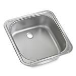 LAVELLO INOX QUADRATO 370X370 P125MM VA910