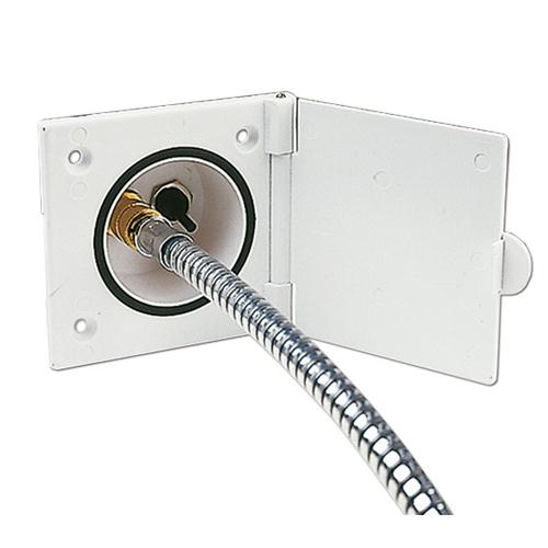 PRESA ESTERNA ACQUA CON INTERRUTTORE BIANCA