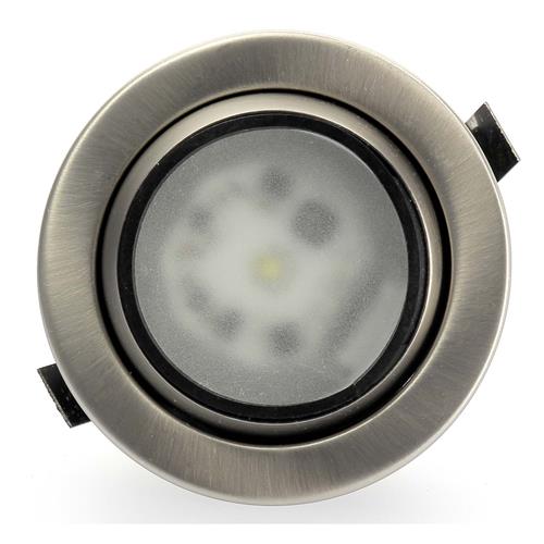 FARETTO 12V DA INCASSO LED Ø69MM SATINATO