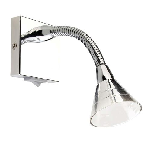 FARETTO 12V DA APPOGGIO LED 50X50MM QUADRATO 137MM