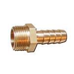RACCORDO PORTAGOMMA IN OTTONE 10MM 3/8M
