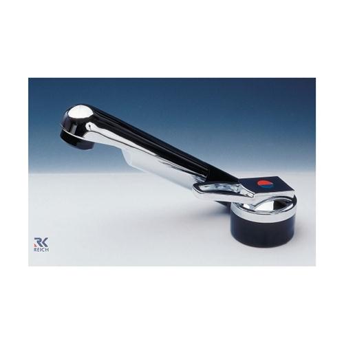 MISCELATORE CARAVAN CERAMIK DE LUXE NERO CON INTERRUTTORE