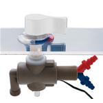 MISCELATORE CARAVAN SOTTOPIANO STYLE 2000 BIANCO CON INTERRUTTORE