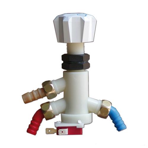 MISCELATORE CARAVAN SOTTOPIANO IN ABS BIANCO CON INTERRUTTORE