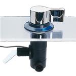 RUBINETTO CARAVAN SOTTOPIANO STYLE 2000 NERO CON INTERRUTTORE 20MM