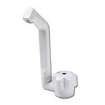 RUBINETTO CARAVAN IN ABS DE LUXE BIANCO CON INTERRUTTORE 20MM