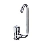 RUBINETTO A UNA MANOPOLA CROMO CON COLLO ABBATTIBILE SX