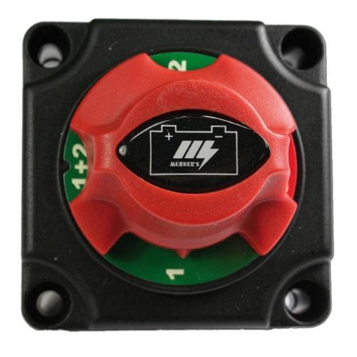 SELETTORE DEVIATORE STACCA BATTERIE CON MANOPOLA FISSA