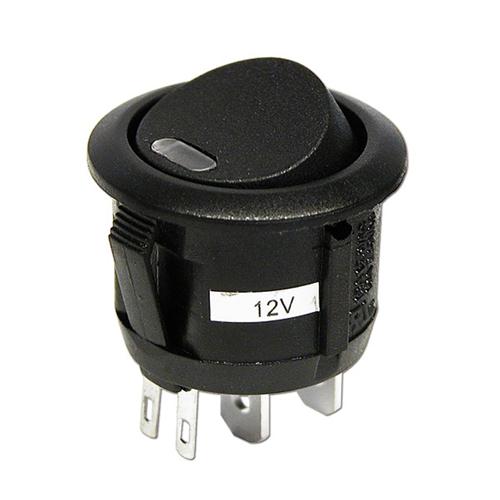 INTERRUTTORE LUMINOSO TONDO 12V 20MM