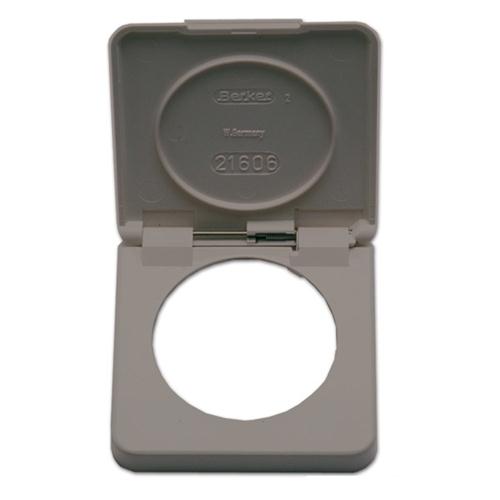 CORNICE UN MODULO CON COPERCHIO GRIGIO CHIARO BERKER