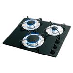 PIANO COTTURA A GAS CON 3 FUOCHI 1000+1900+3000W CRYSTAL