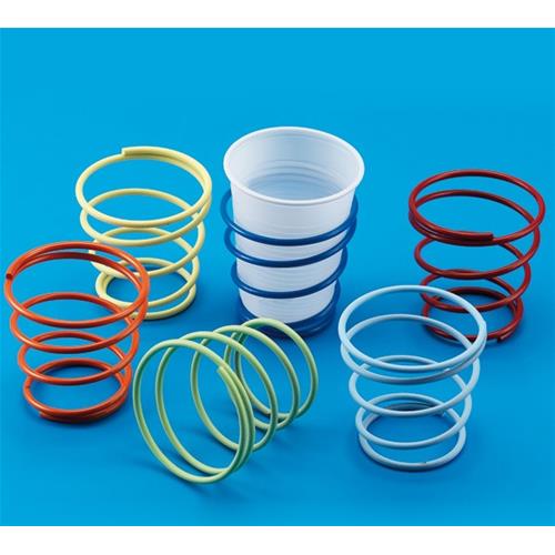 PORTA BICCHIERE A MOLLA KIT 6PZ COLORATI