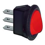 INTERRUTTORE LUMINOSO TONDO 220V 20MM