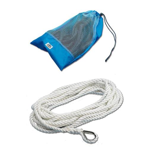 CIMA ORMEGGIO Ø MM.14 MATASSA 12MT "BALMORAL" BIANCA CON REDANCE