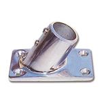 BASE RETTANGOLARE 60° Ø25MM