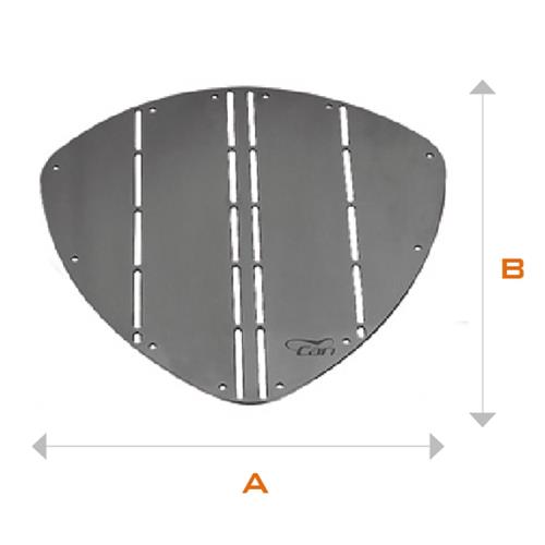 SCUDO PROTEGGI PRUA MOD.2 350X345MM