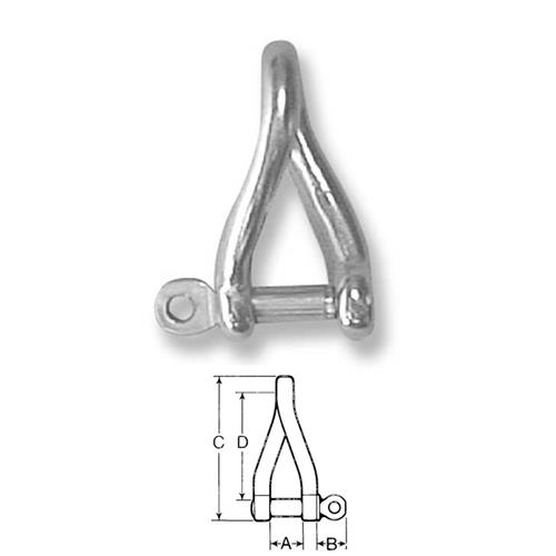 GRILLO INOX RITORTO Ø 5MM