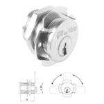 SERRATURE IN OTTONE NICHELATO Ø20MM