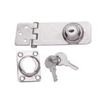 CERNIERA CON SERRATURA INOX 76X34MM