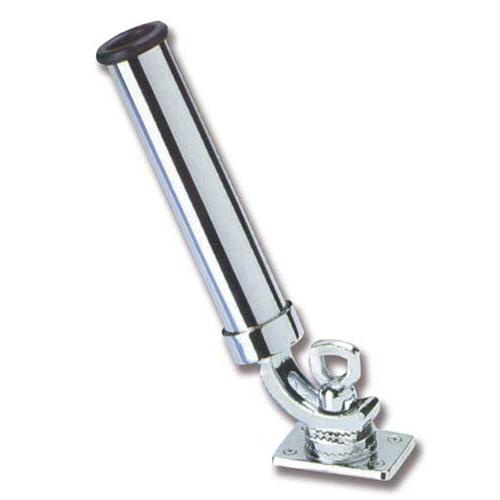 PORTACANNE OTTONE REGOLABILE CON BASE FISSAGGIO 100X65MM