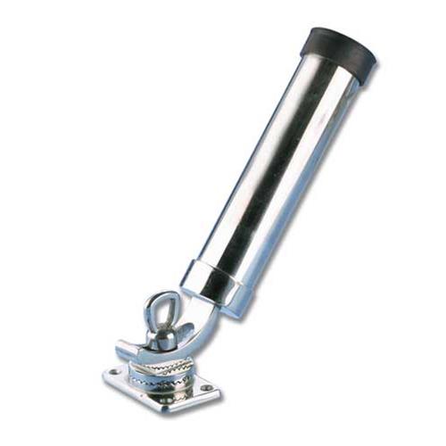 PORTACANNE INOX CON BASE DI FISSAGGIO 60X90MM