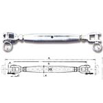 TENDITORE INOX A DUE FORCELLE Ø 8MM