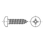 VITI AUTOFILETTANTI INOX Ø2,9X9,5MM 25PZ