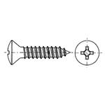 VITI AUTOFILETTANTI INOX TESTA SVASATA A CROCE Ø3,5X16MM 20PZ