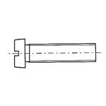 VITI INOX TESTA CILINDRICA TAGLIO Ø5X20MM 5PZ