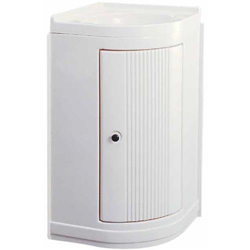 LAVELLO IN TERMOFORMATO A ANGOLO CON COLONNA SX 430X430X800MM