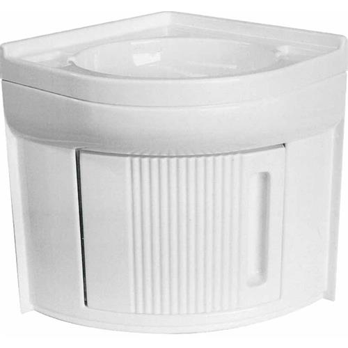 LAVELLO IN TERMOFORMATO A ANGOLO CON COLONNA 418XH510X418MM