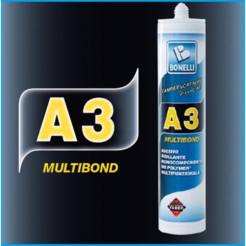 INCOLLANTE A3 MULTIBOND NERO CARTUCCIA 290ML