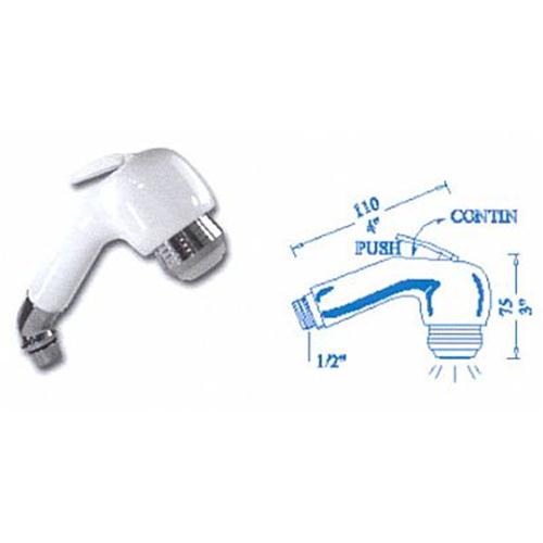 DOCCETTA RICAMBIO CLUB BIANCA DOPPIO GETTO CON PIPA FEMMINA